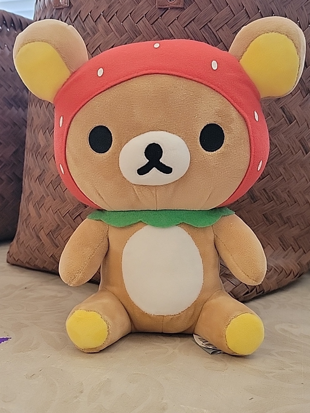 Sanrio San-X
Rilakkuma Strawberry Plush  Bear Toy 11" - Kids Soft Toy